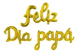 globo mylar cursiva feliz dia corto (qt-cho) papa