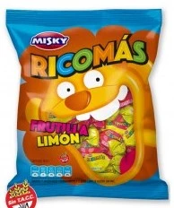 caramelo masticable miski ricomas frutilla y limon x280g (gmax-def)