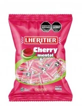 caramelo duro lheritier sabor cherry - mentol bolsa x200u. (gmax-def)