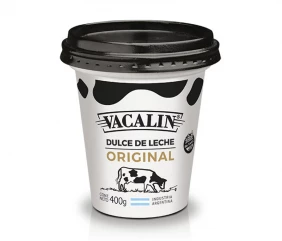 dulce de leche original pote x 400grs - vacalin (plat) (pk-def)