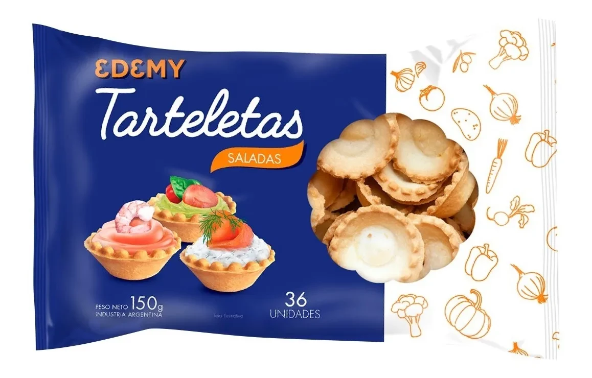 tarteletas edemy saladas x36 (1 unidad)