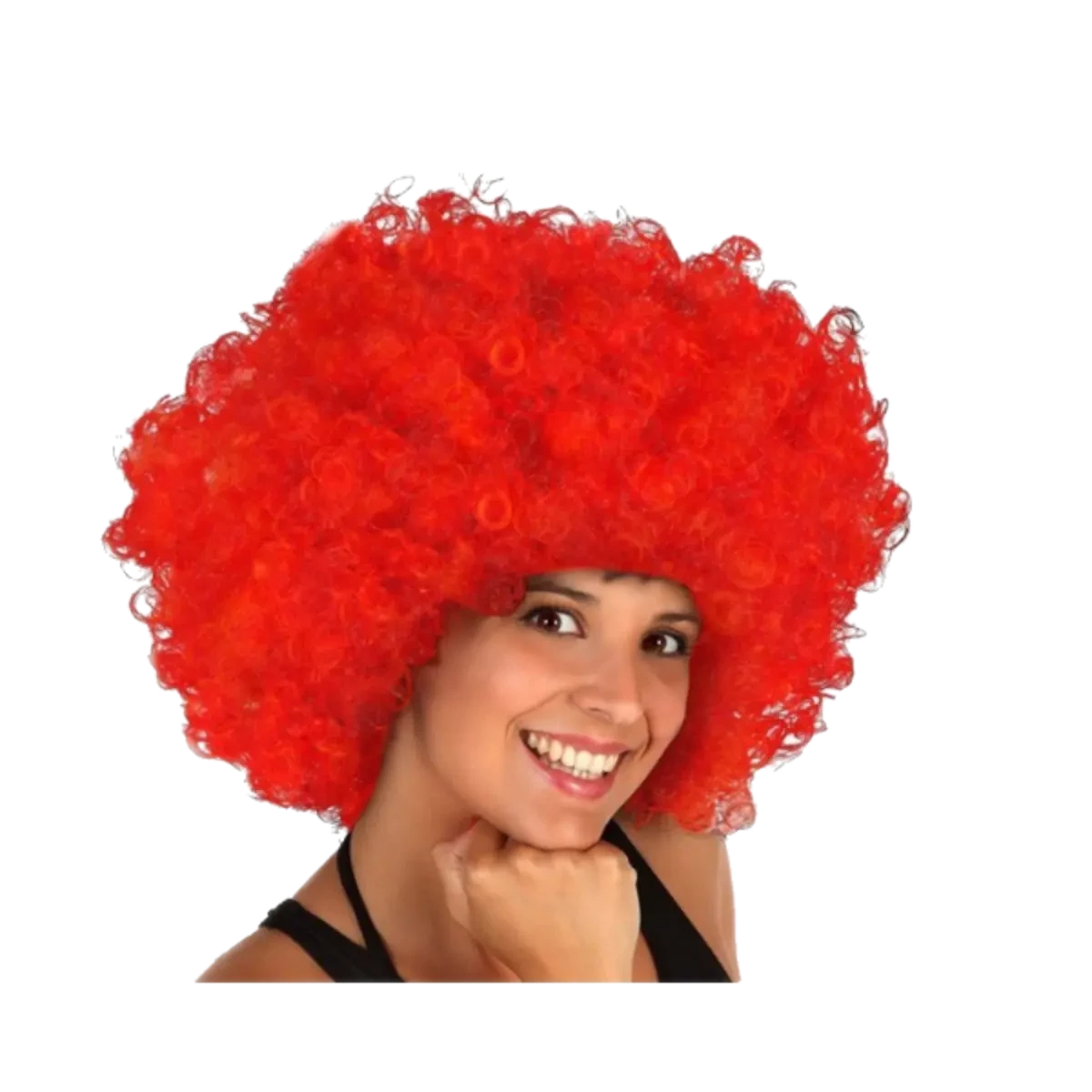 peluca super afro roja (rr)