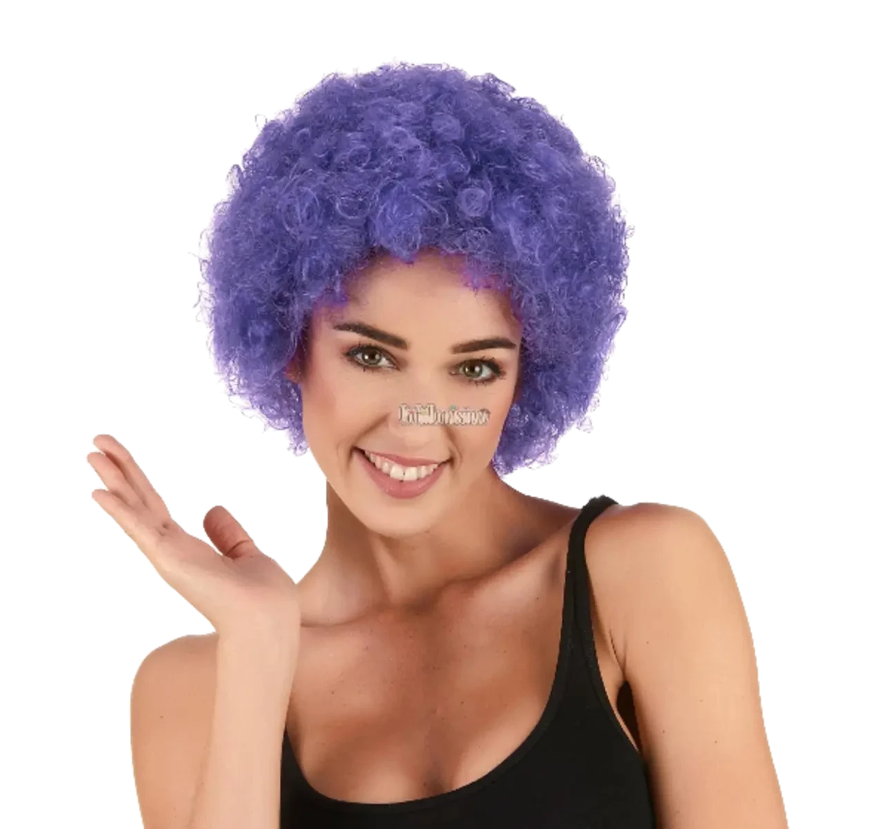 peluca super afro violeta (rr)