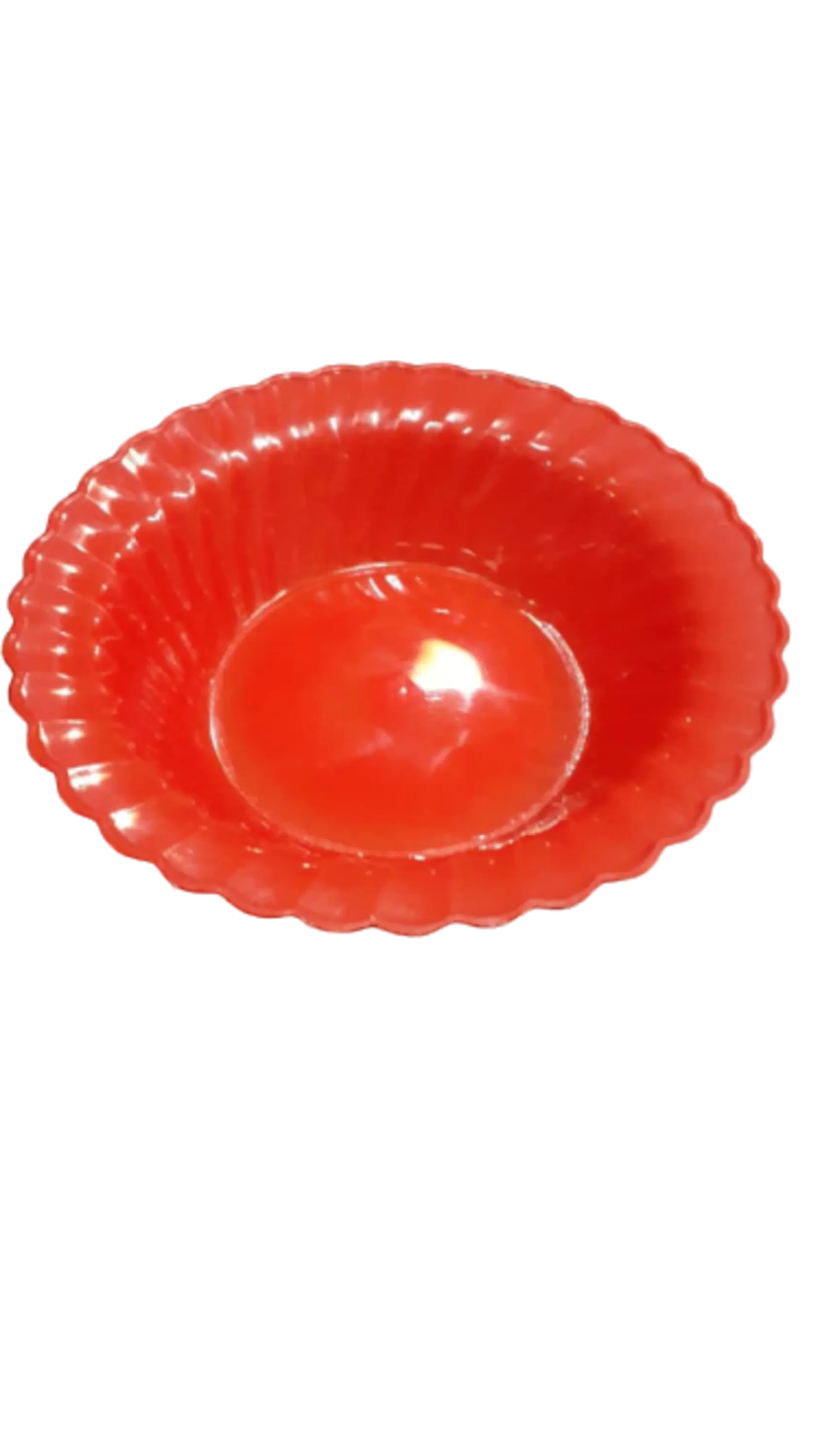 bowl margarita color 6u partypack rojo