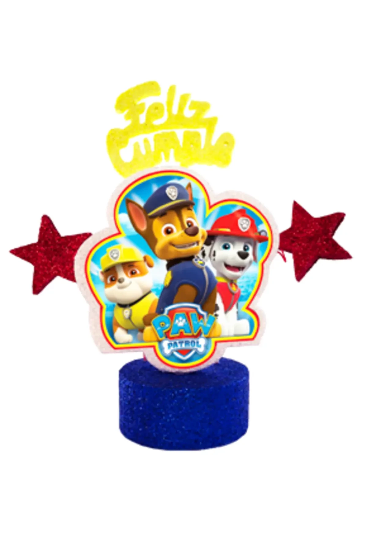 adorno torta cubito economico (mrg) paw patrol