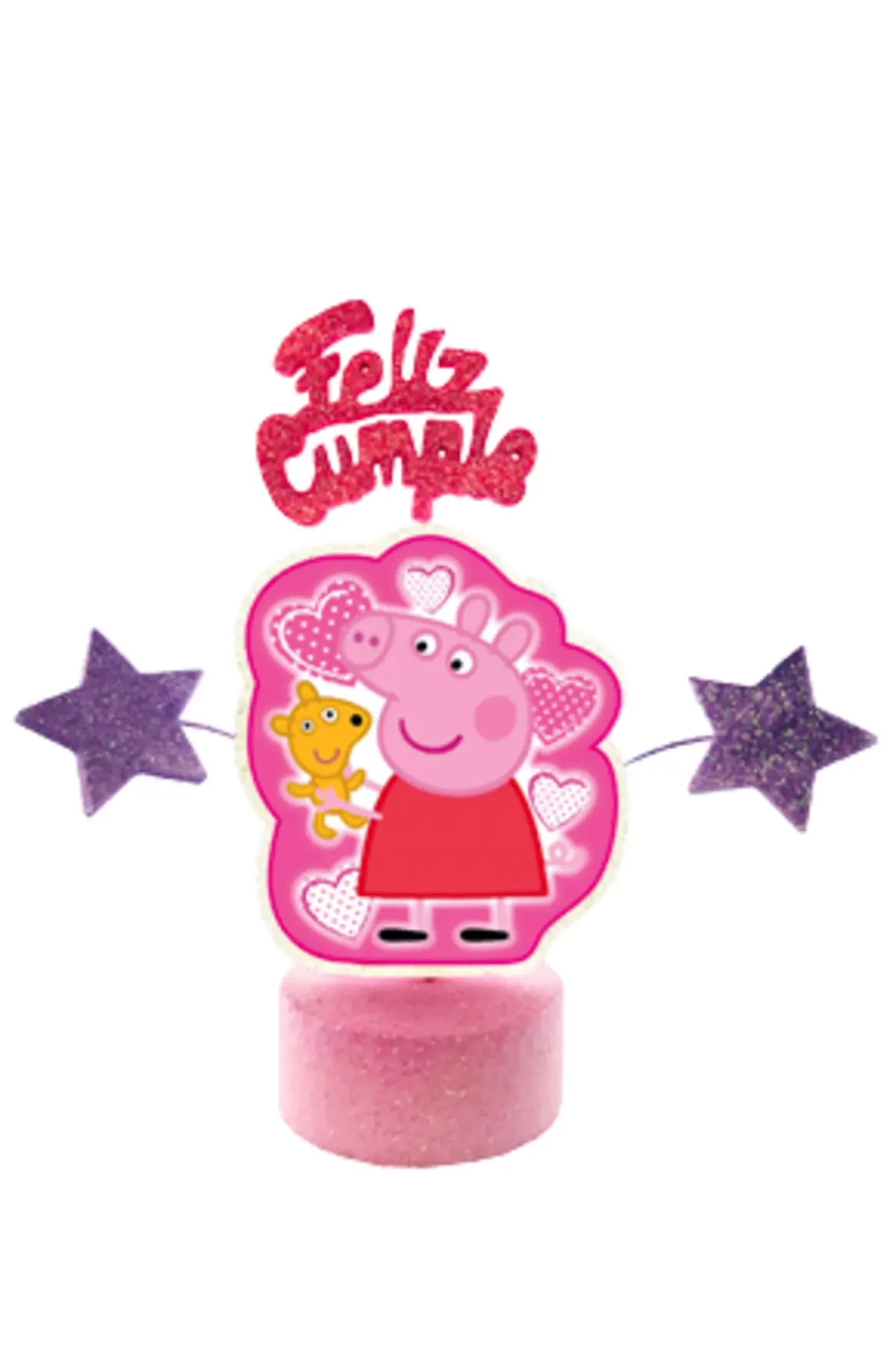 adorno torta cubito economico (mrg) peppa pig