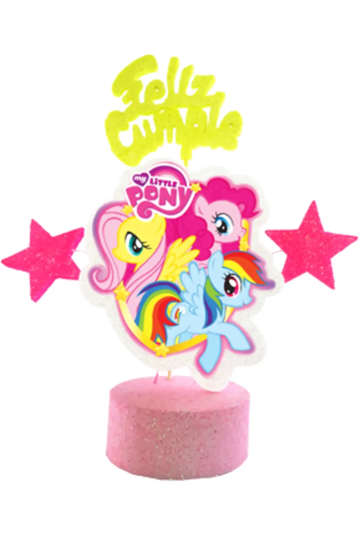 adorno torta cubito economico (mrg) my little pony