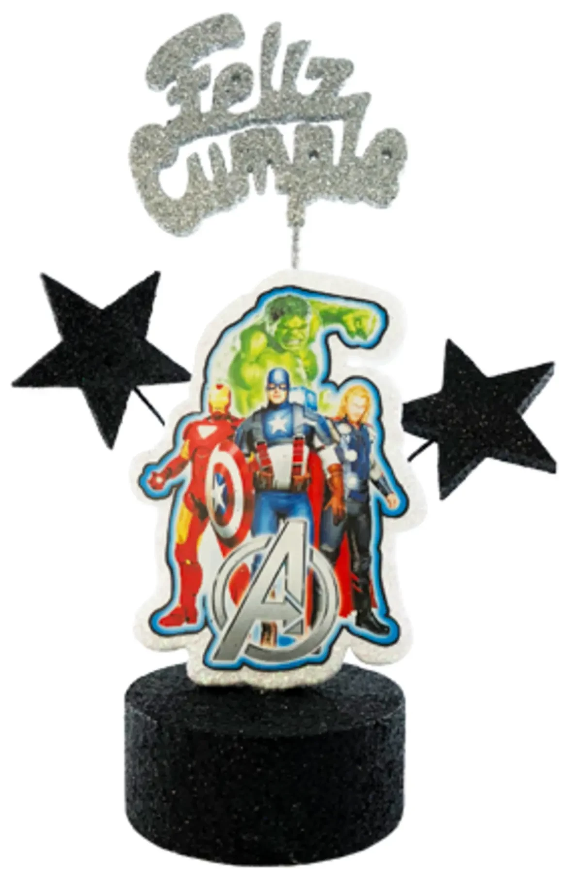 adorno torta cubito economico (mrg) avengers