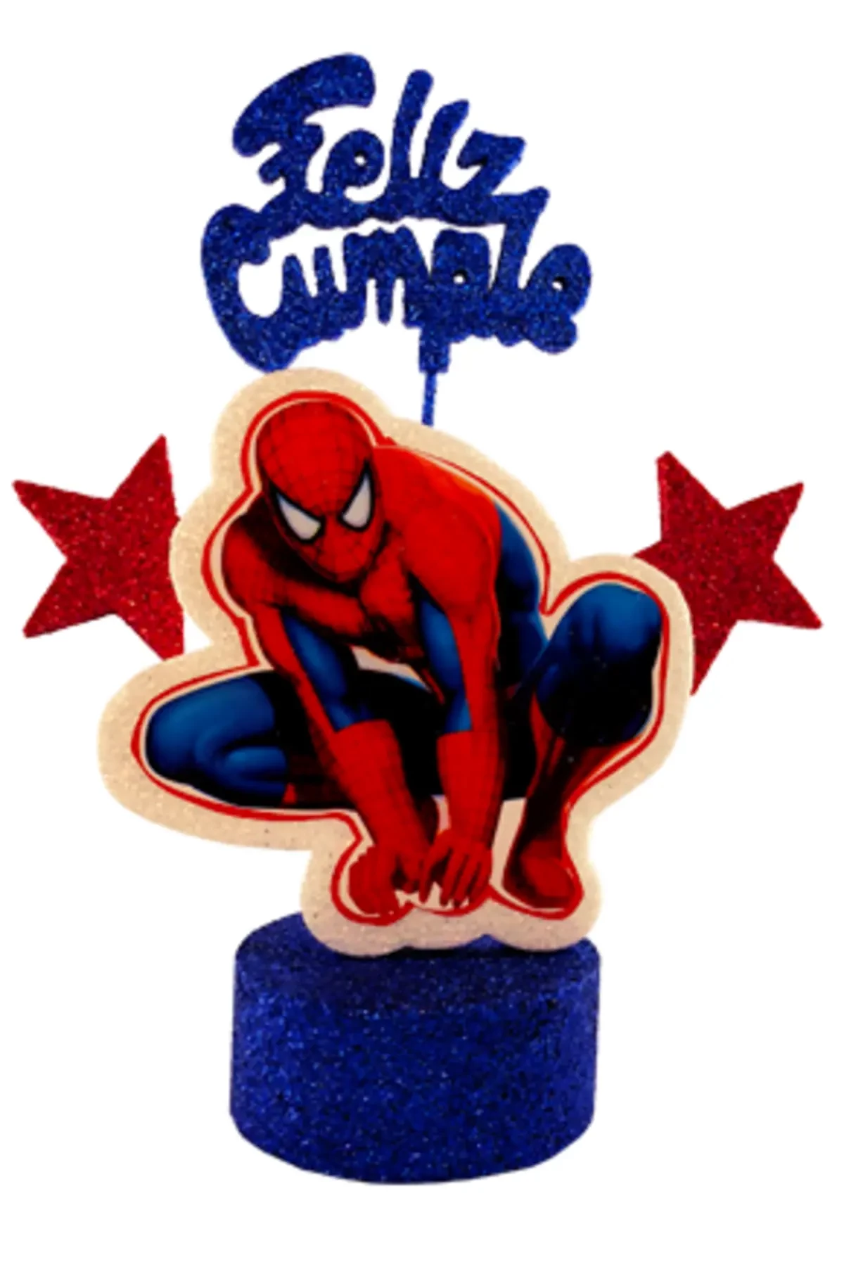 adorno torta cubito economico (mrg) spiderman