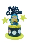 adorno torta tambores figura con feliz cumple grande (mrg)