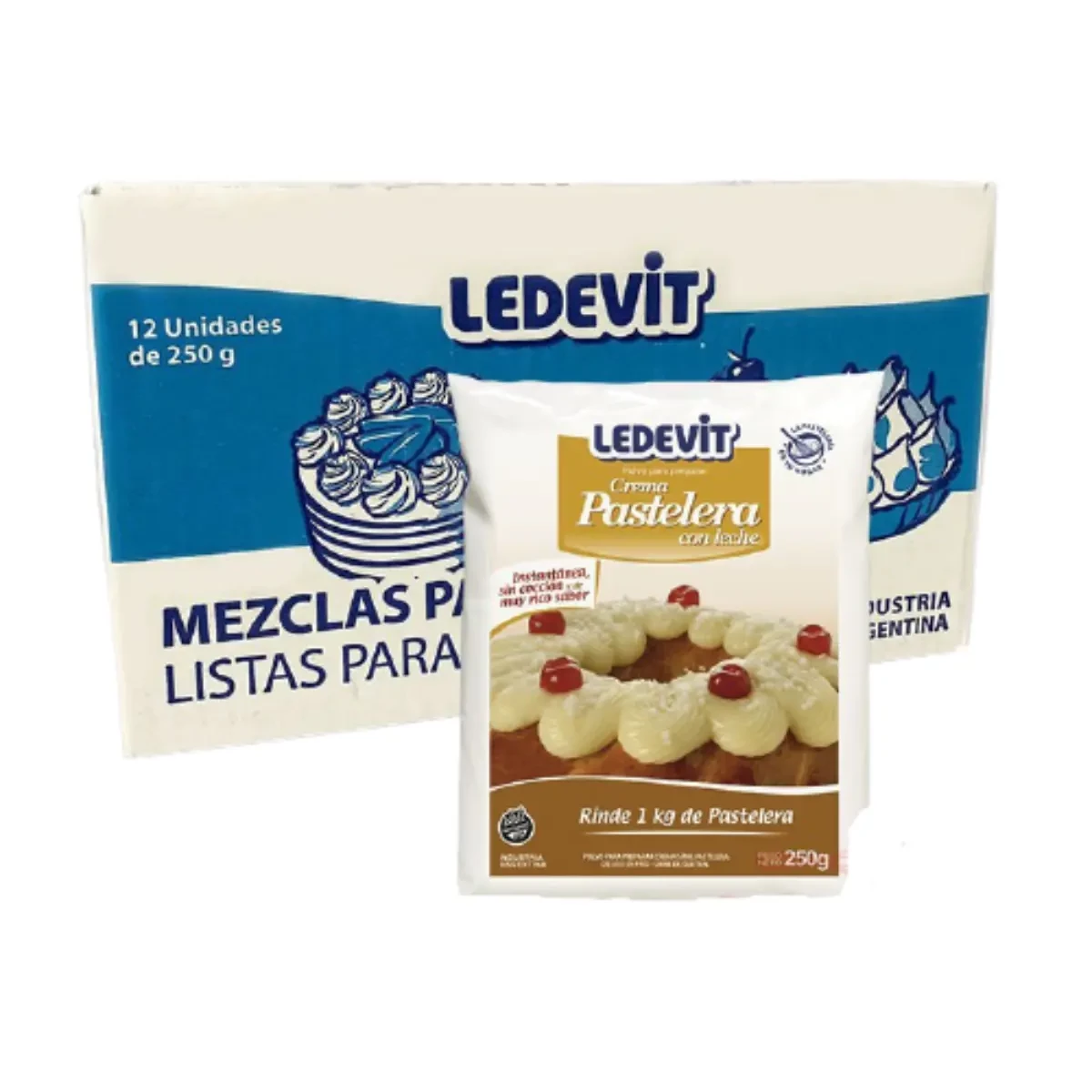 pastelera extra bolsita x 250 g (ledevit) x12 