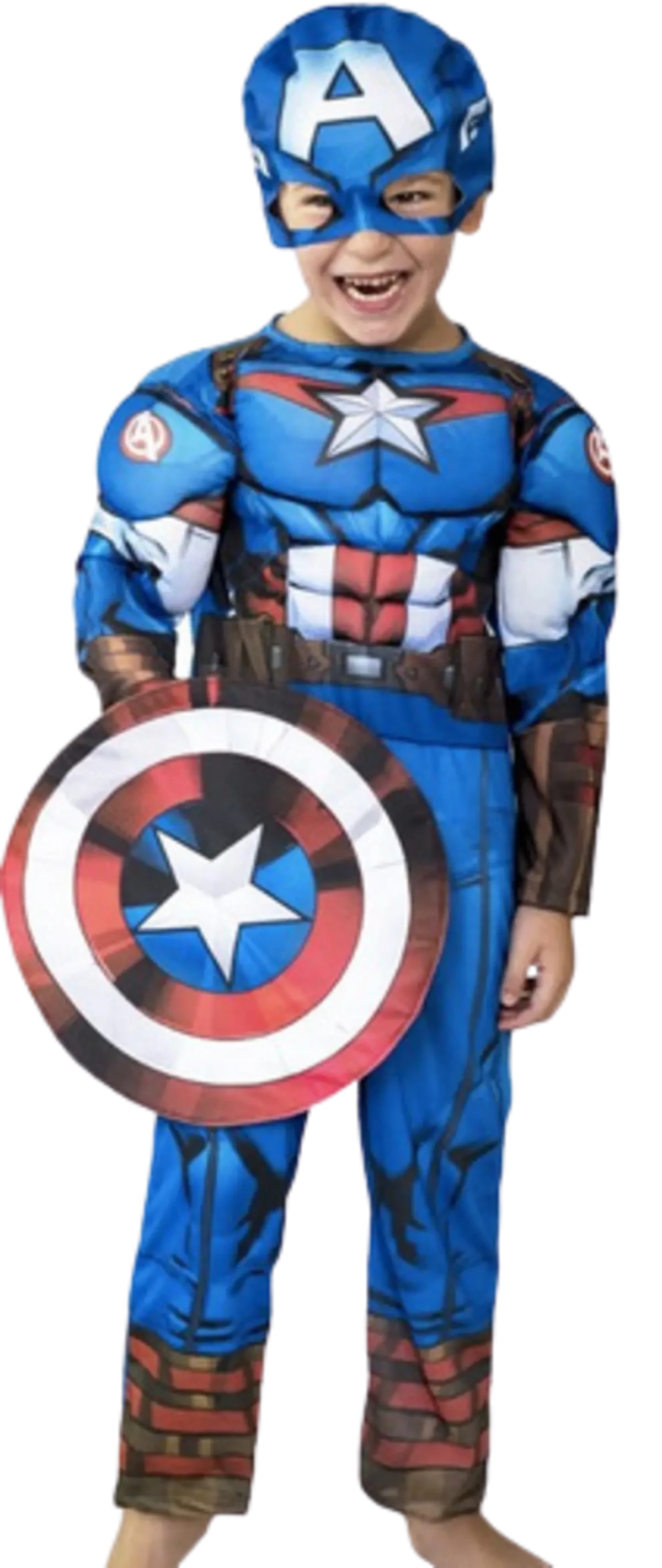 disfraz c/musculo new toys (nt) capitan america talle 0