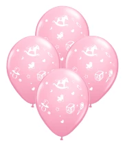 globo deco 12" x50u (globo-deco) nursery rosa