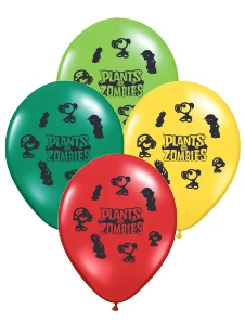 globo deco 12" x50u (globo-deco) plantas vs zombies