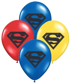 globo deco 12" x50u (globo-deco) superman