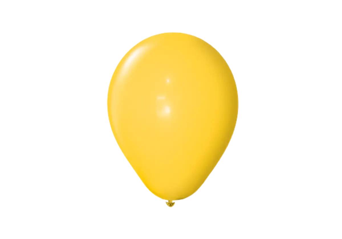 globo latex 9" pastel x25 partytime (dilax) amarillo