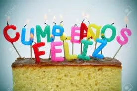 velas frase letras feliz cumpleanos