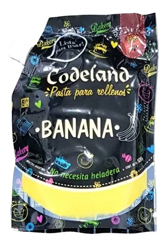 relleno codeland banana x 500grs (plat)