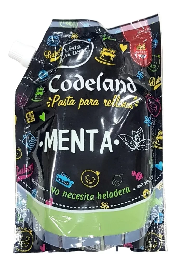 relleno codeland sabor menta x 500 grs (plat)