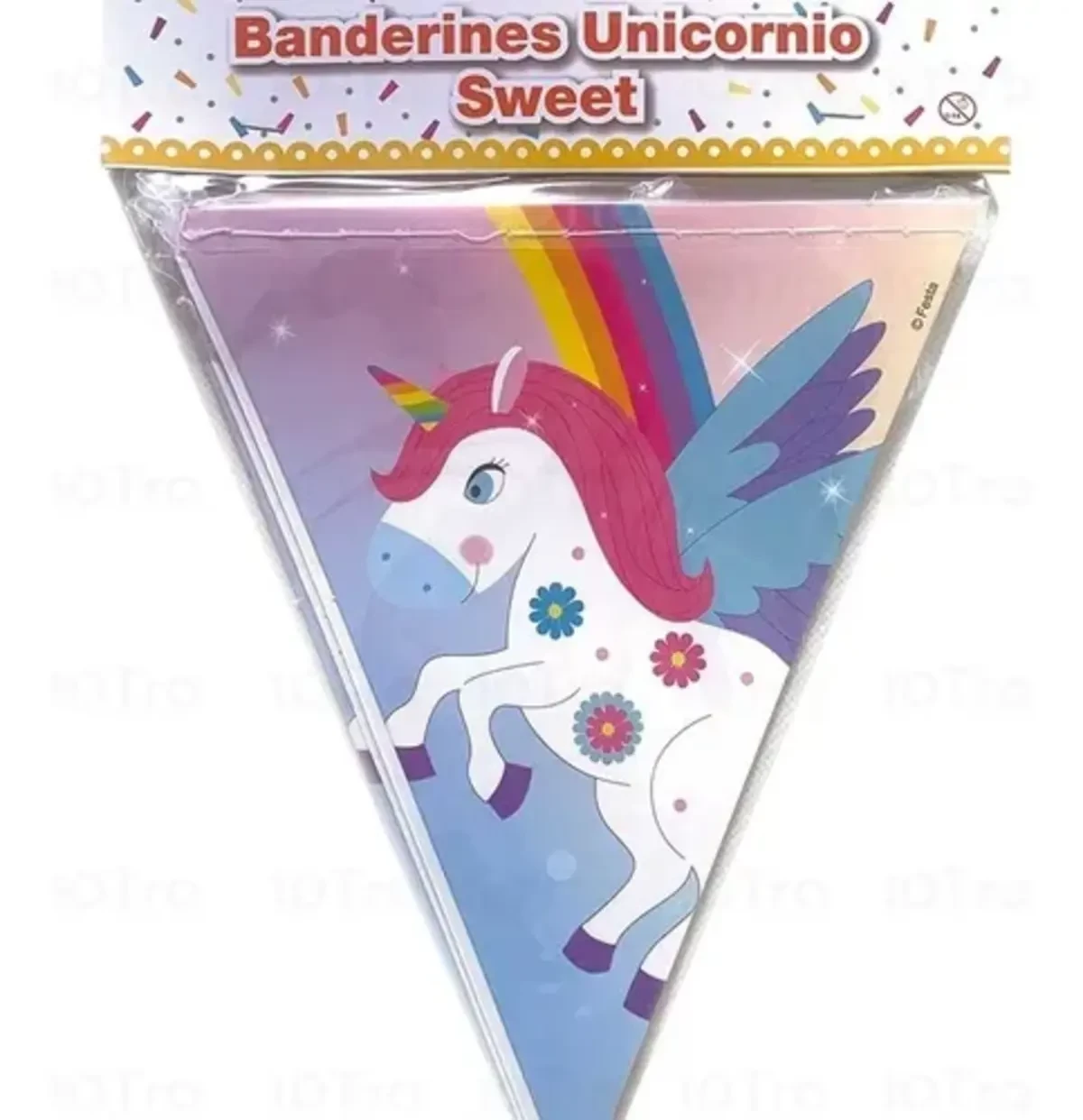 guirnalda banderines unicornio sweet 230cm (rr)