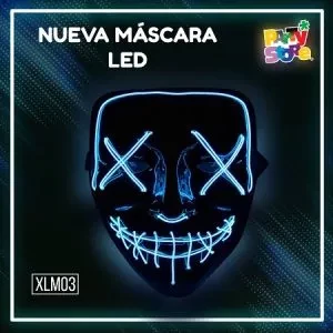 mascara "la purga anarquia" luminoso led (rr)