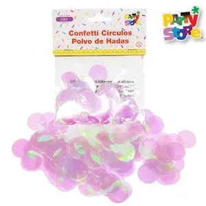 confetti circulos polvo de hadas (bolsa x 15 grs.) (rr)