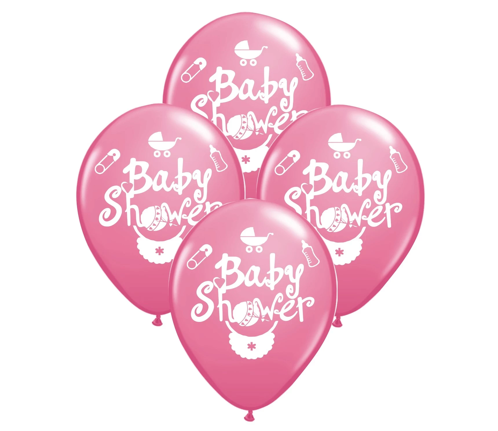 globo deco 12" x50u (globo-deco) baby shower rosa