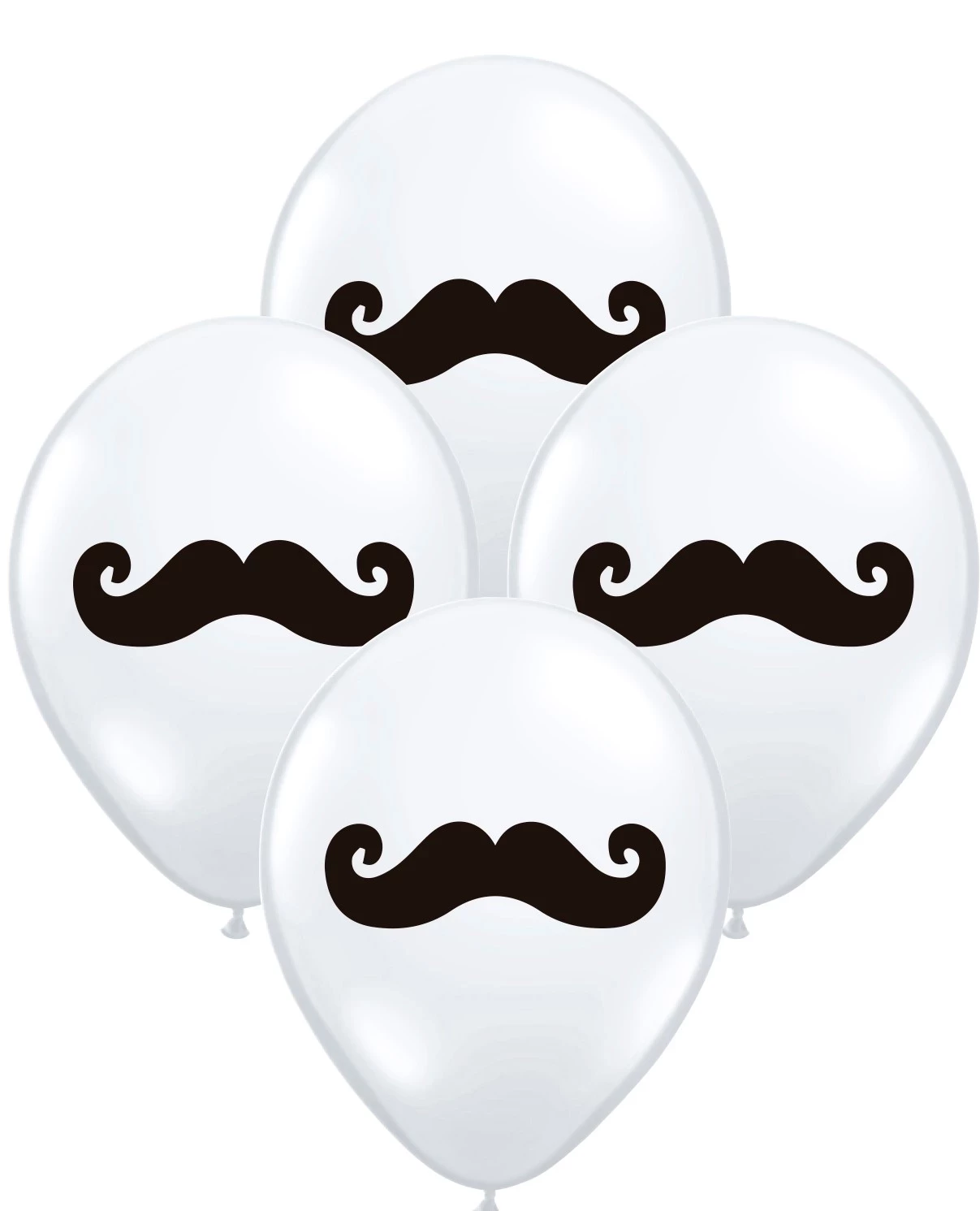 globo deco 12" x50u (globo-deco) bigote