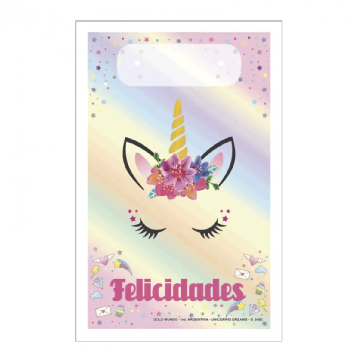 bolsita unicornio dreams (gold)