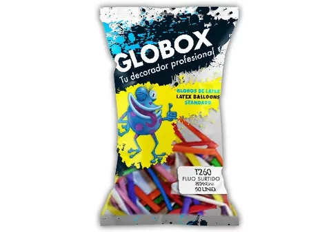 globos latex t260 globologia std x50u globox (dilax)