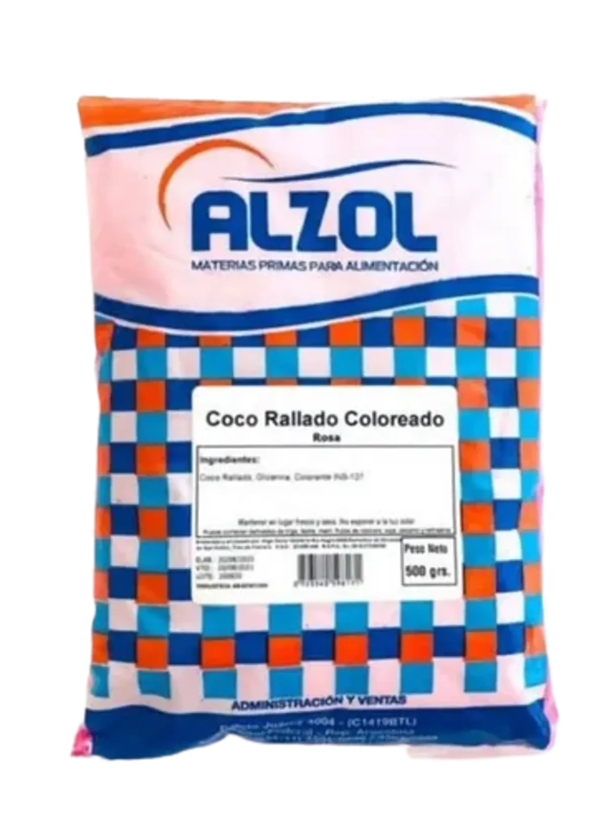 coco rallado alzol rosa x1/2 kg (calb)