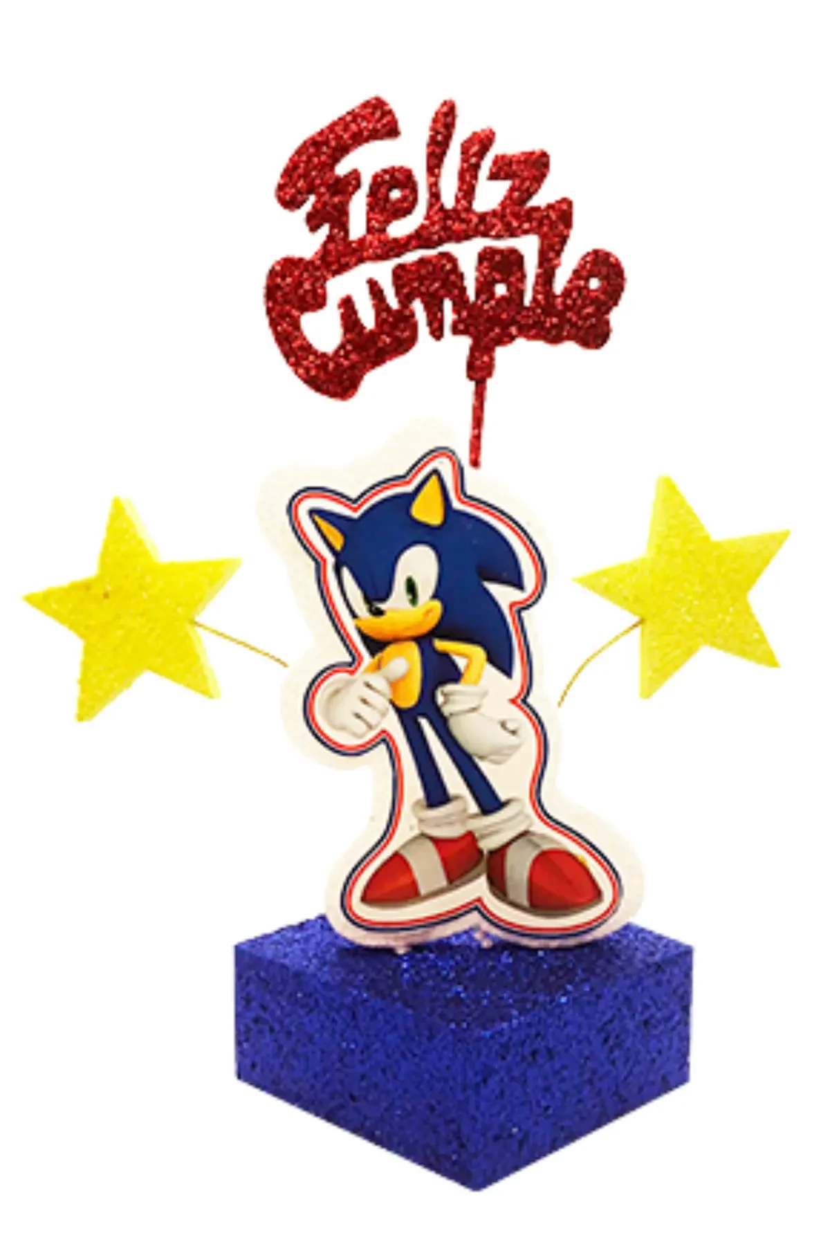 adorno torta cubito economico (mrg) sonic