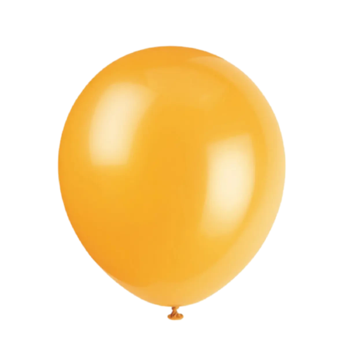 globos latex redondo perlado 12" x25u partytime (dilax) naranja