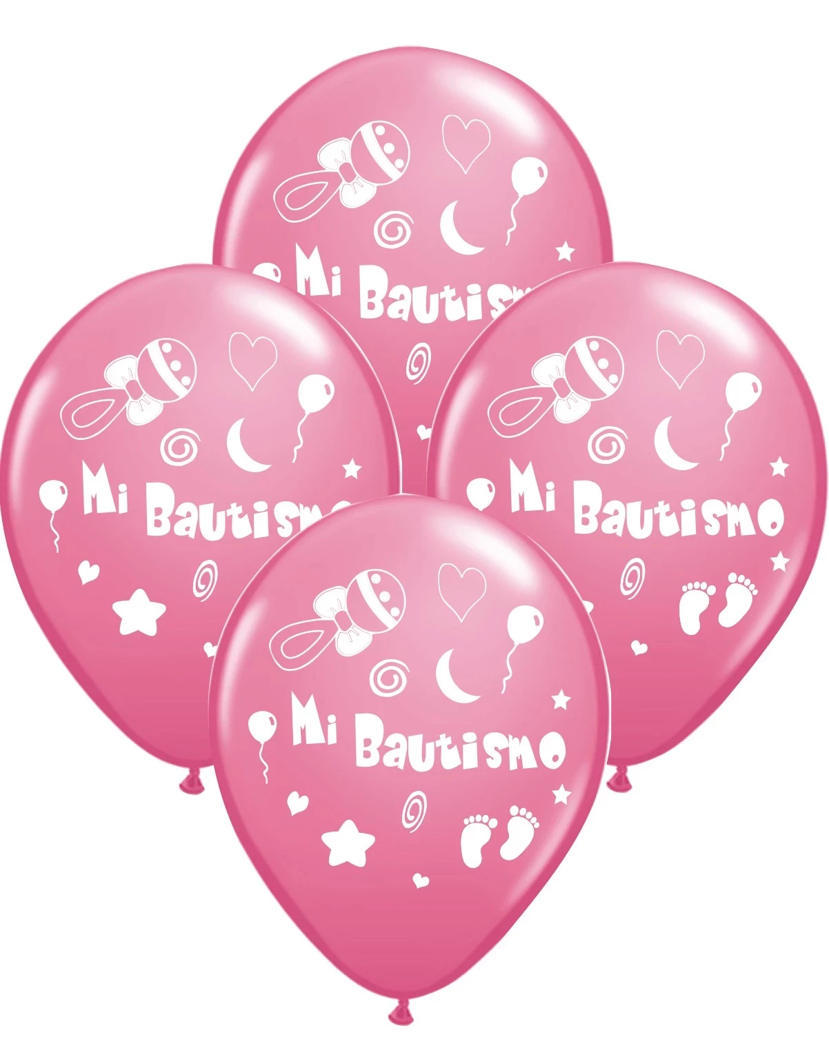 globo deco 12" x50u (globo-deco) mi bautismo rosa