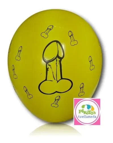 globo deco 12" x50u (globo-deco) pitos ( pene )