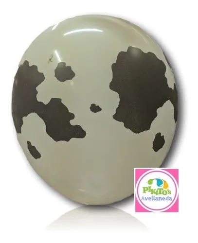 globo deco 12" x50u (globo-deco) vaca