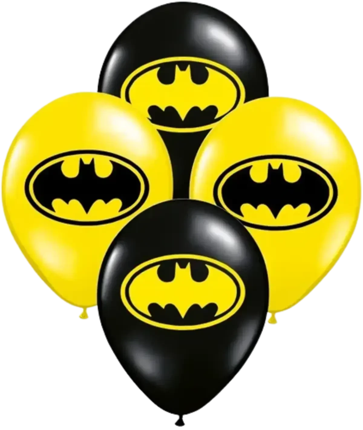 globo deco 12" x50u (globo-deco) batman amarillo