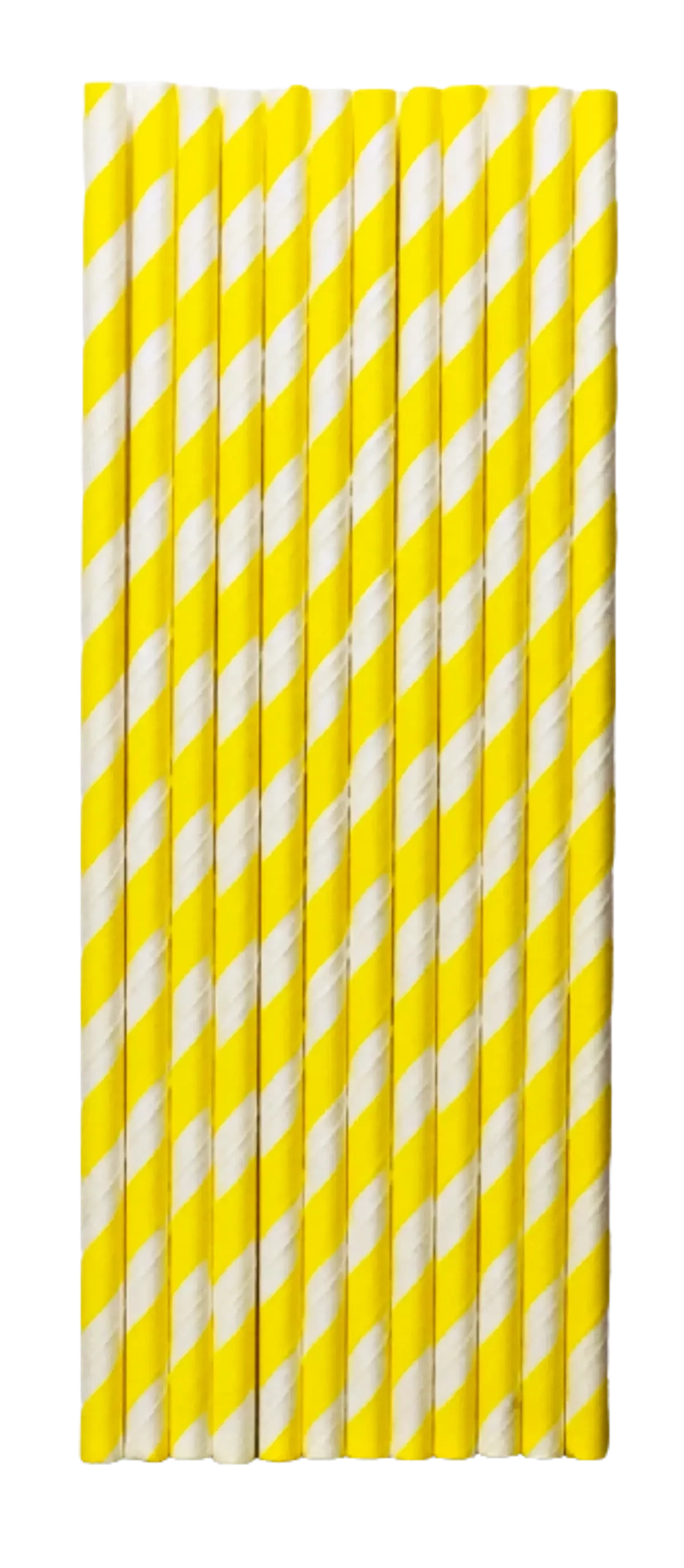 sorbete polipapel x25 (par10) amarillo raya blanca