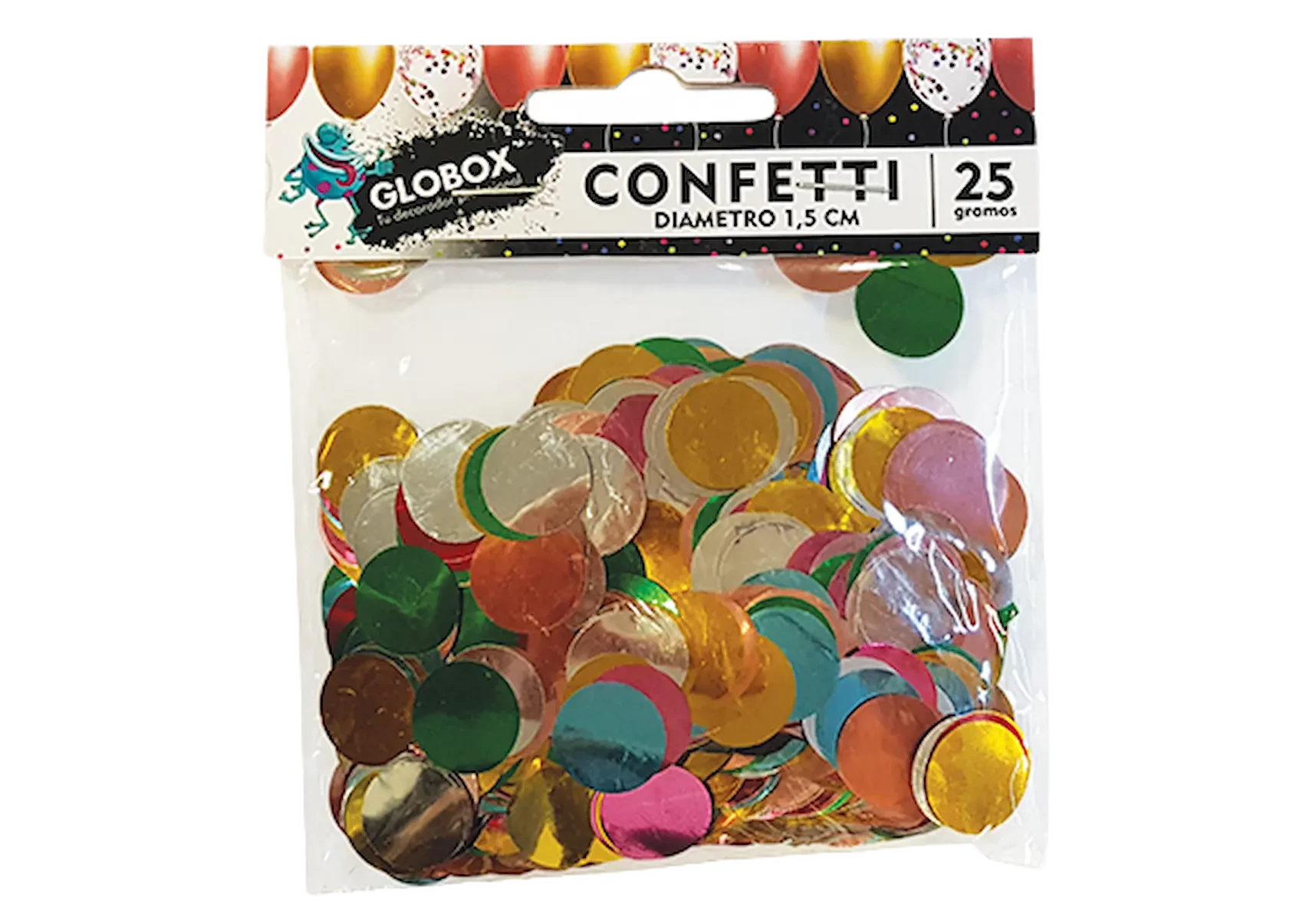 confetti multicolor 25gr (1,5cm diametro) (dilax)