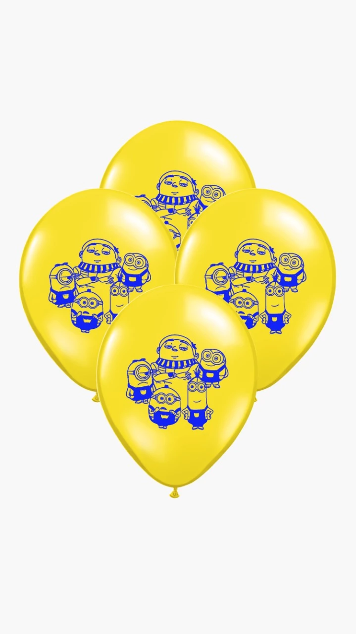 globo deco 12" x50u (globo-deco) mi villano favorito minions