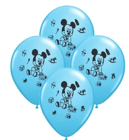 globo deco 12" x50u (globo-deco) mickey bebe