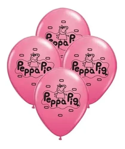 globo deco 12" x50u (globo-deco) peppa pig