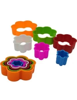 set x 5 cortante galletitas flor - 1857-10 (lowcost)