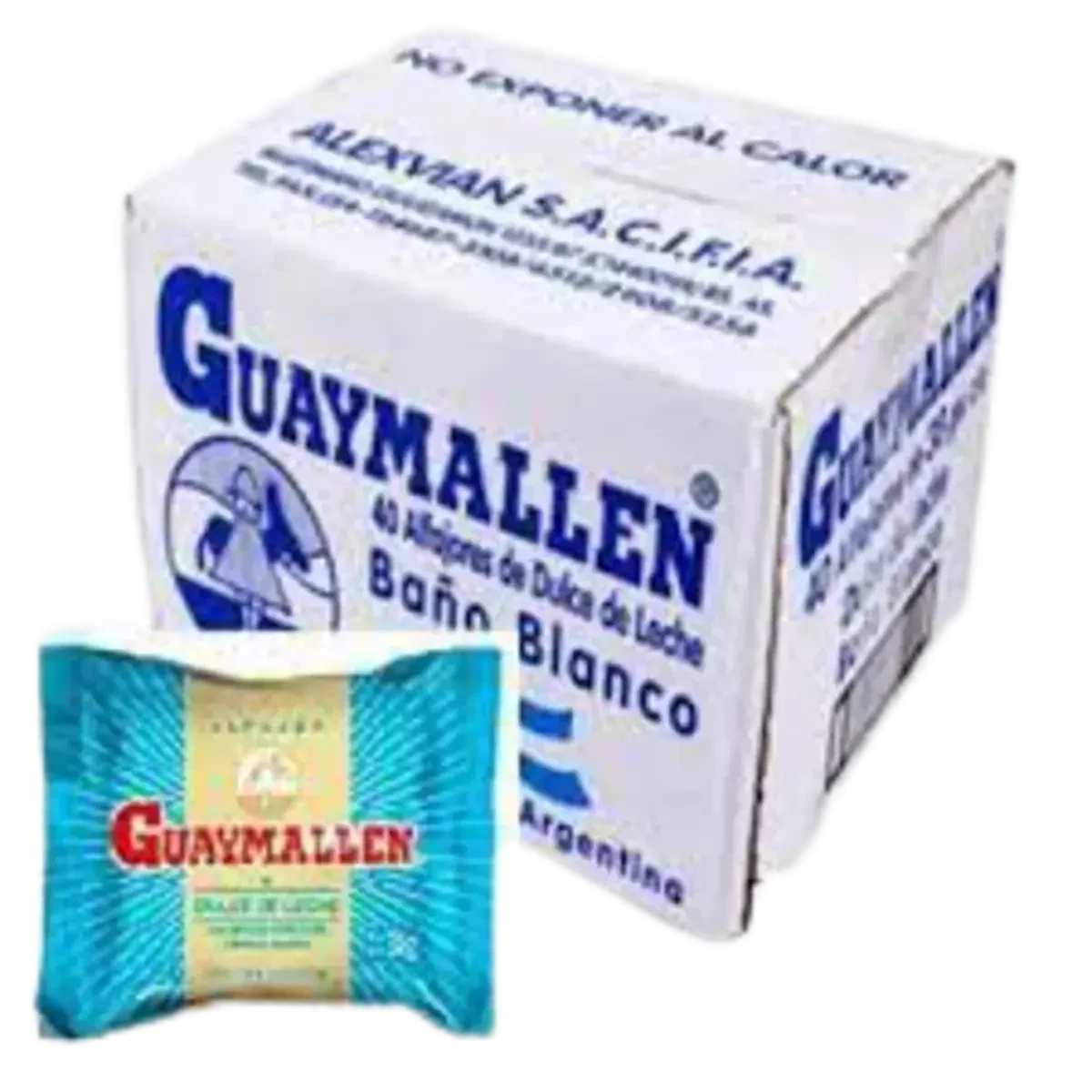 alfajor guaymallen 40u x 38grs (ldv) blanco