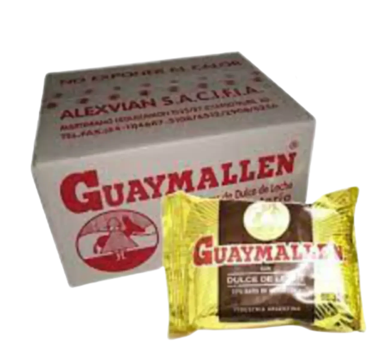 alfajor guaymallen 40u x 38grs (ldv) chocolate con leche