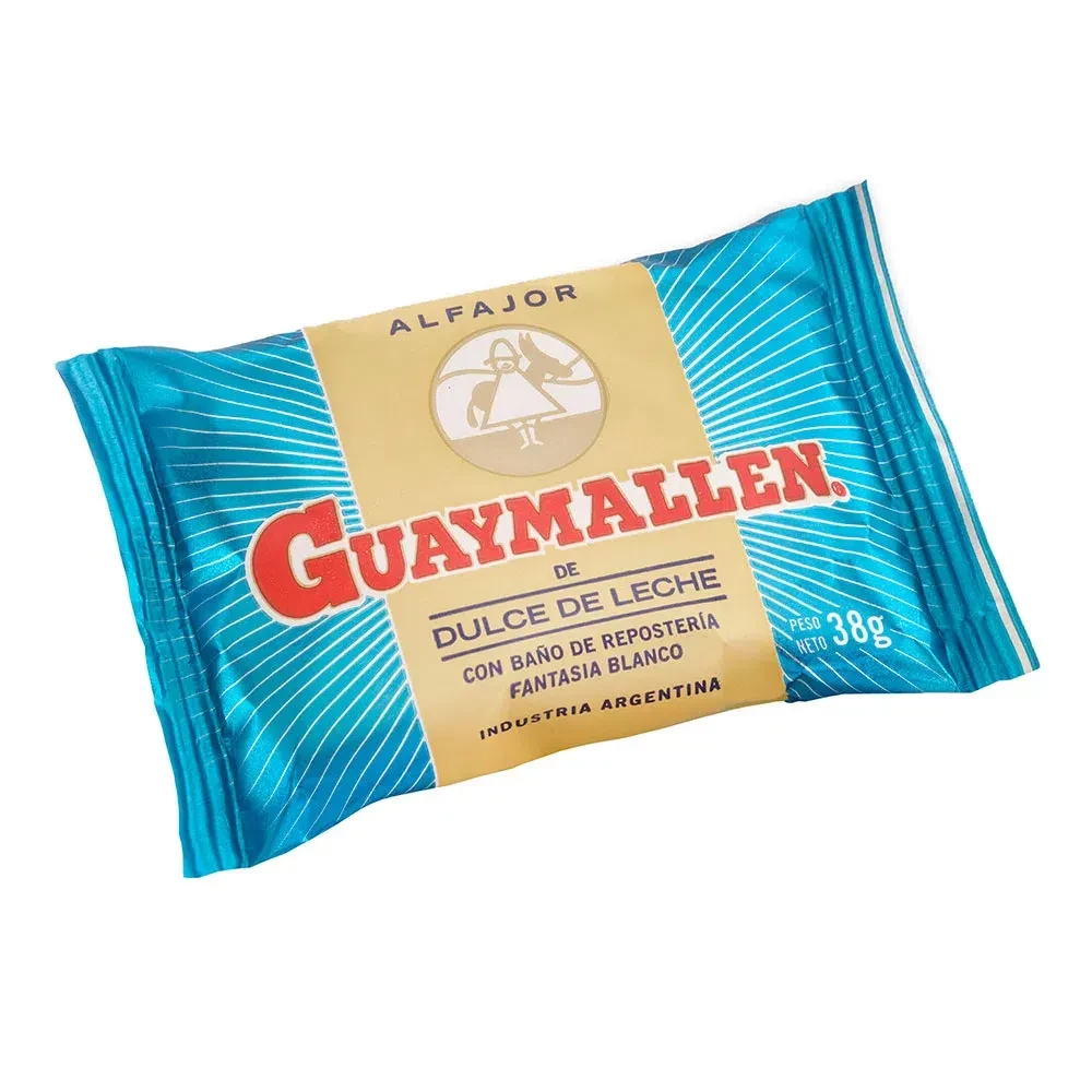 alfajor guaymallen 10u x 38grs blanco