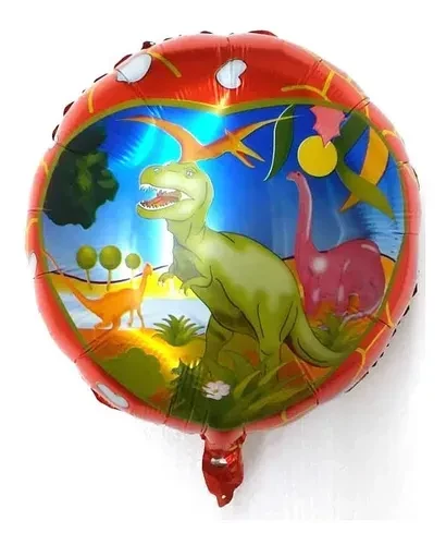 globo mylar 18" suelto forma (qt) dinosaurio