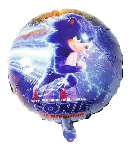 globo mylar 18" suelto forma (qt) sonic