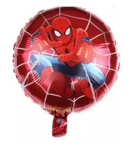 globo mylar 18" suelto forma (qt) spiderman