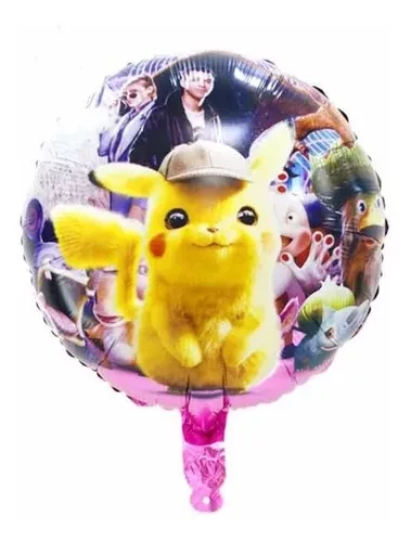 globo mylar 18" suelto forma (qt) pikachu